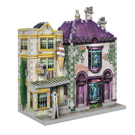 Harry Potter - 3D-Puzzel - Madam Malkin's and Florean Fortescue - The Carrot Shop - Foto: 3
