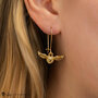 Harry Potter - Golden Snitch Earrings - Distrineo - New